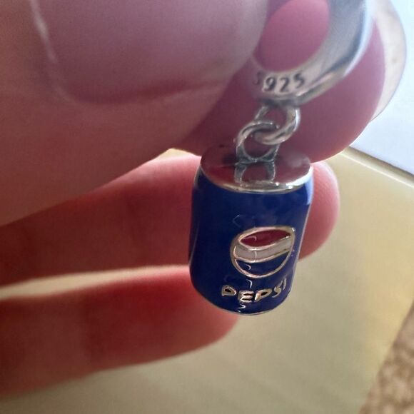 Pepsi Silver 925 Charm Pandora FIT - Picture 5 of 10